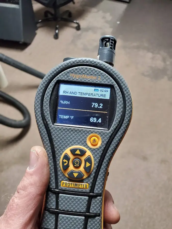 Moisture meter humidity assessment for Fire & Smoke Damage Restoration in Antis